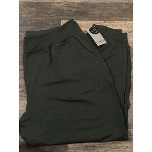 Kinesis Women's Dark Gray Solid Stretch Elastic Waist Joggers Pants Size 3X NWT